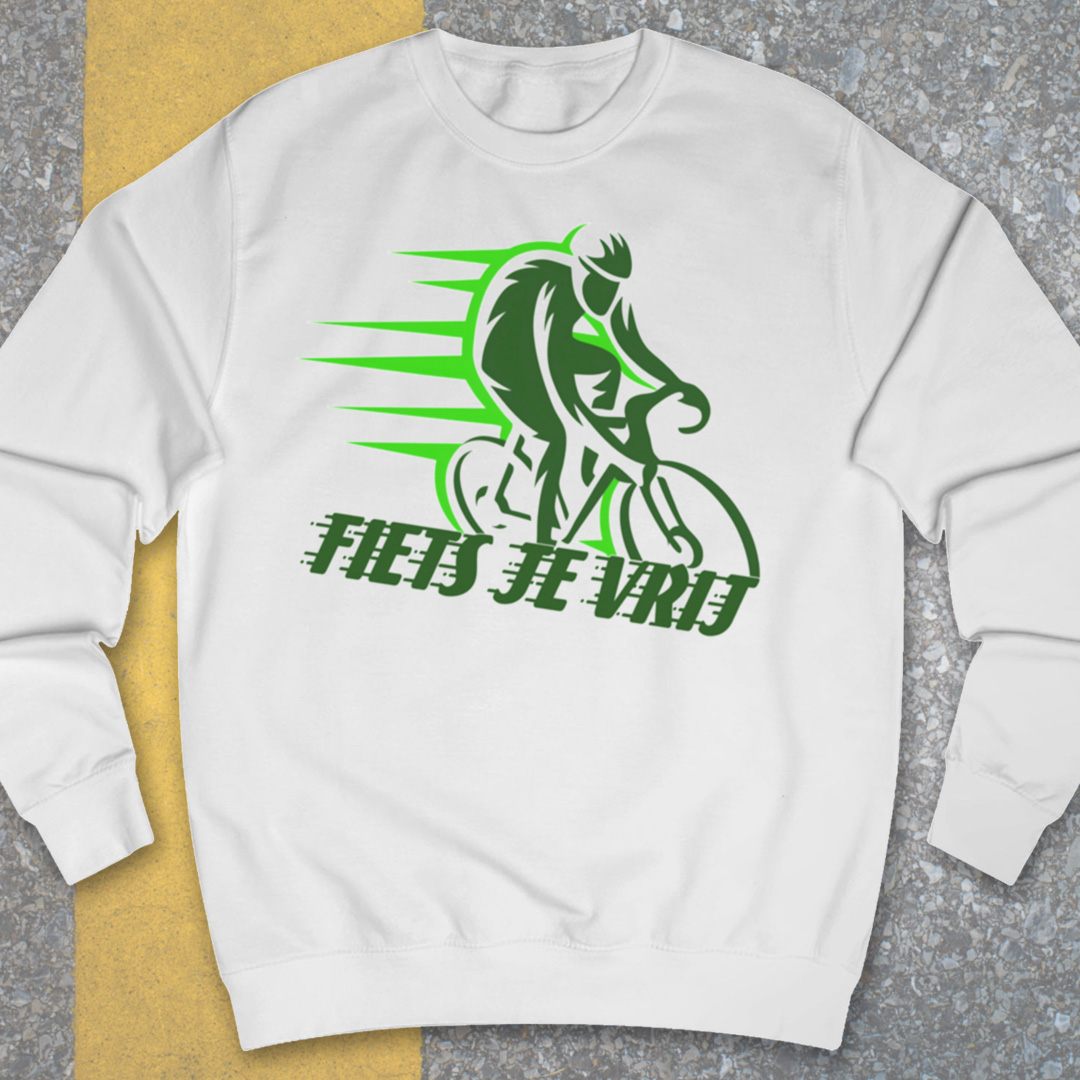 Fiets je vrij groen Sweater