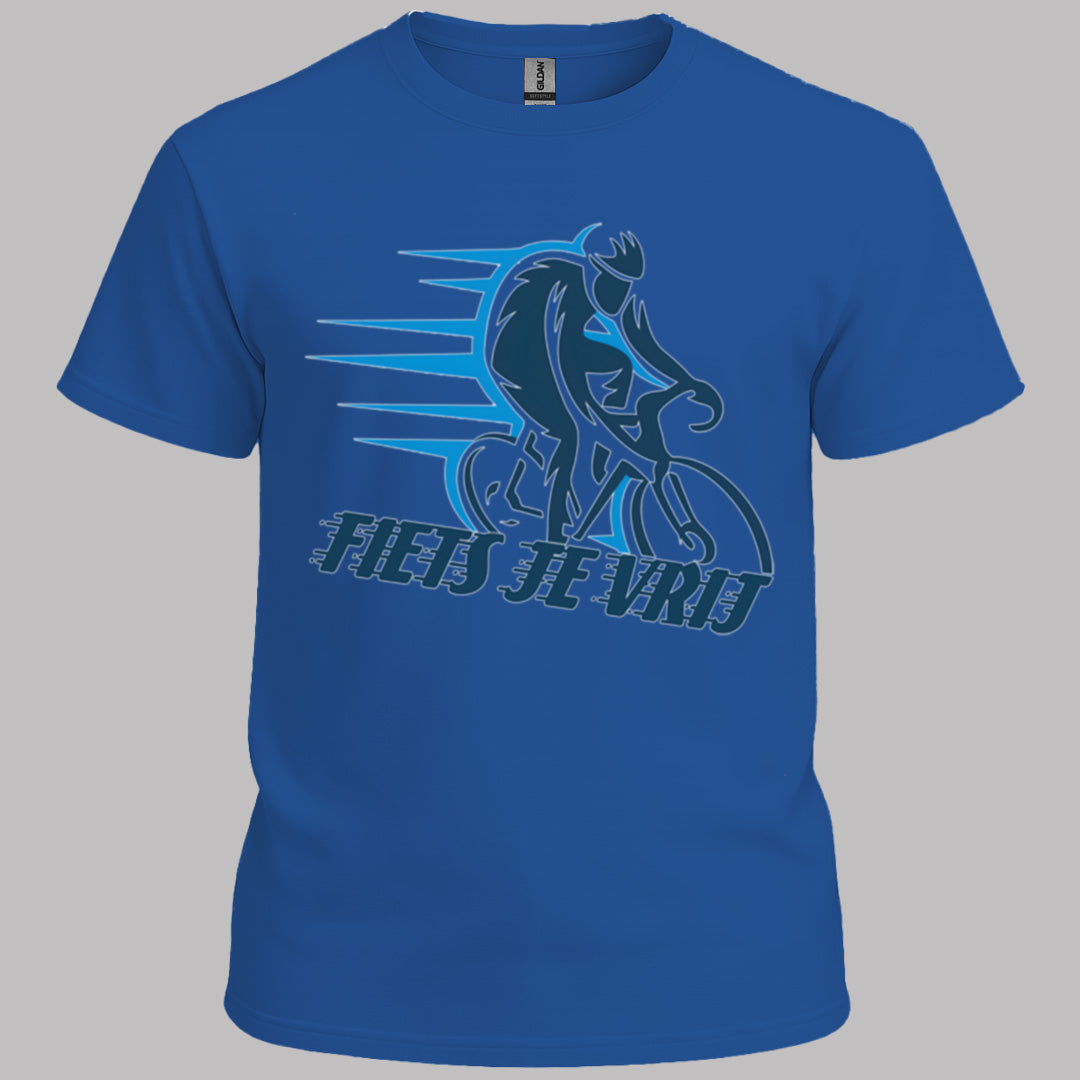 Fiets je vrij blauw T‑Shirt