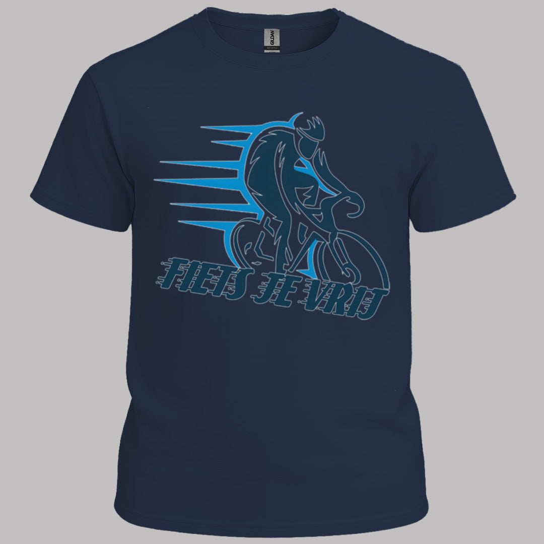 Fiets je vrij blauw T‑Shirt