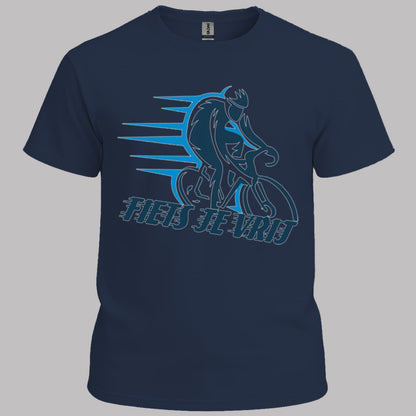 Fiets je vrij blauw T‑Shirt
