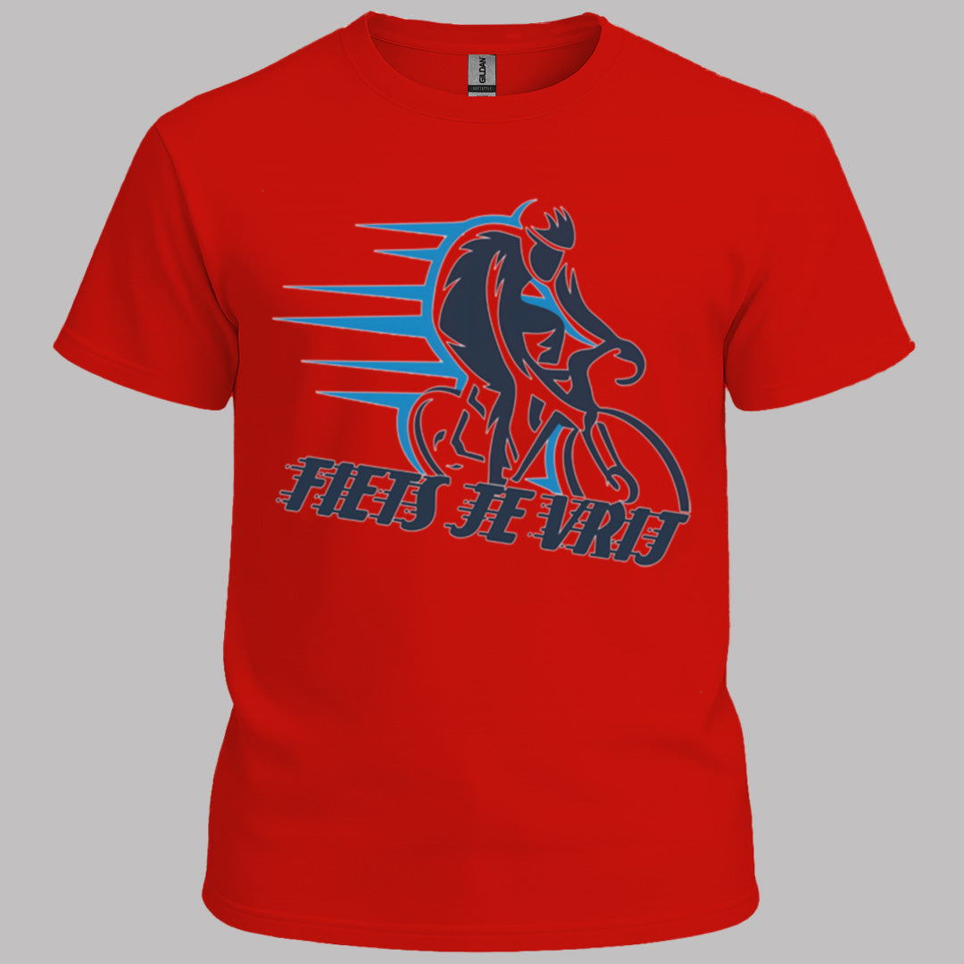 Fiets je vrij blauw T‑Shirt