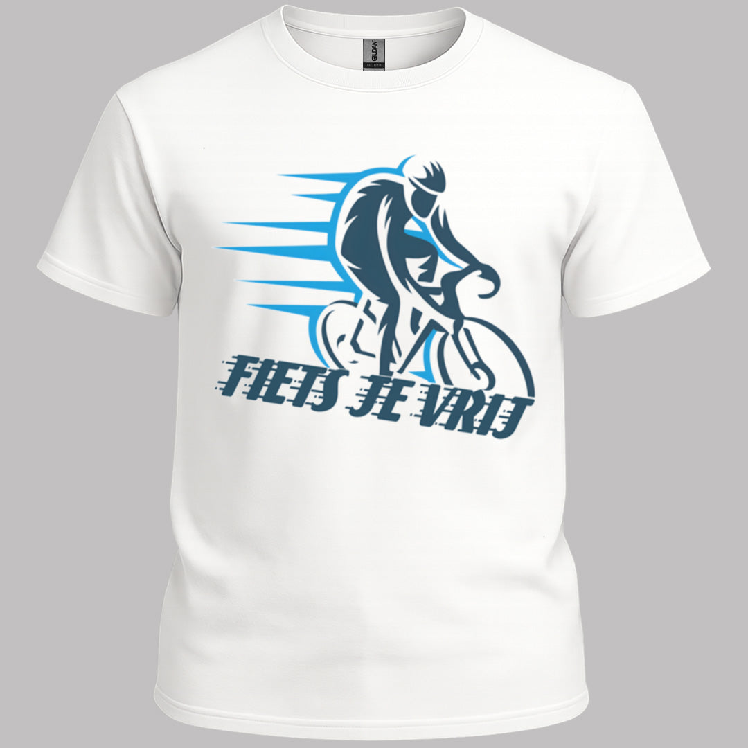 Fiets je vrij blauw T‑Shirt