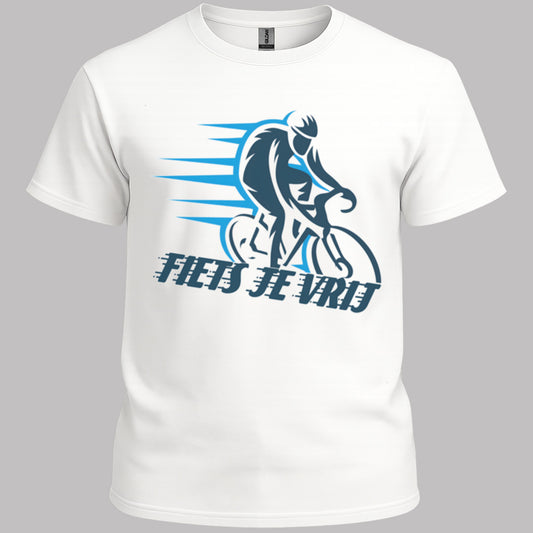 Fiets je vrij blauw T‑Shirt