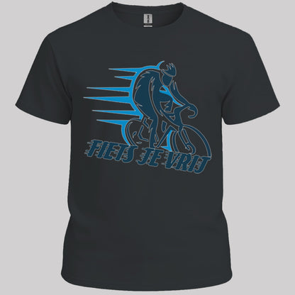 Fiets je vrij blauw T‑Shirt