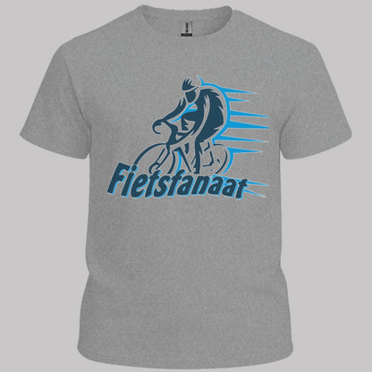 Fietsfanaat blauw T‑Shirt