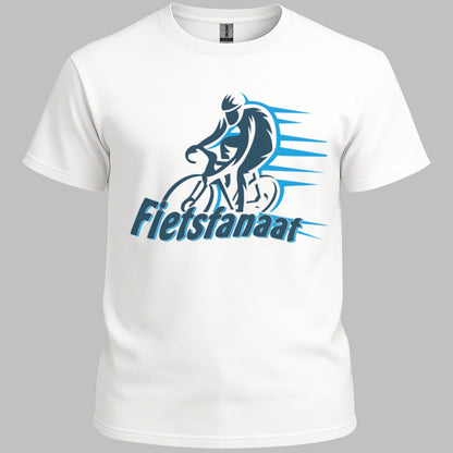 Fietsfanaat blauw T‑Shirt