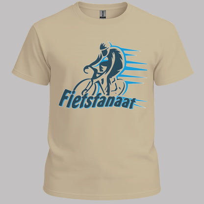 Fietsfanaat blauw T‑Shirt