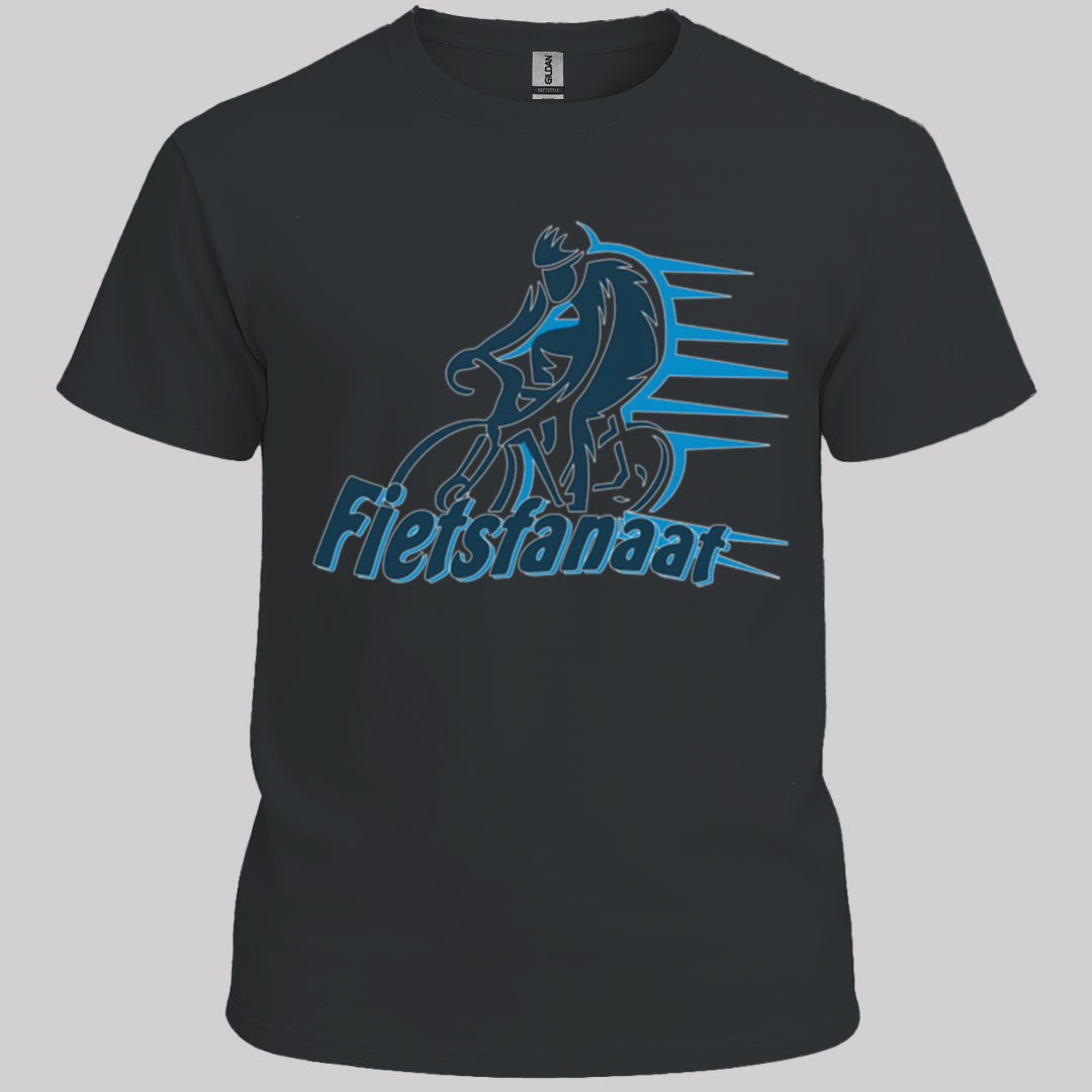 Fietsfanaat blauw T‑Shirt