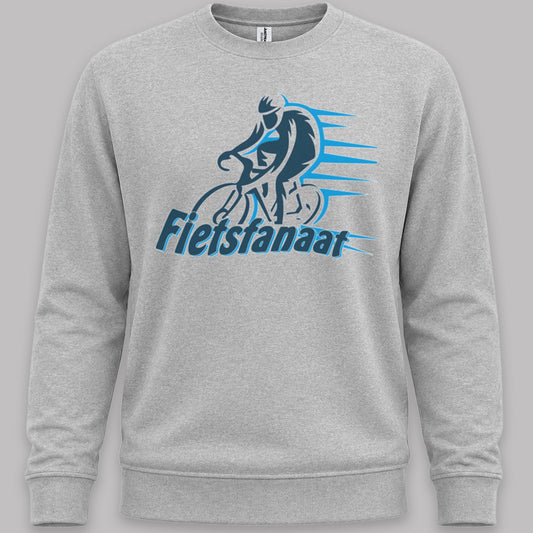 Fietsfanaat blauw Sweater