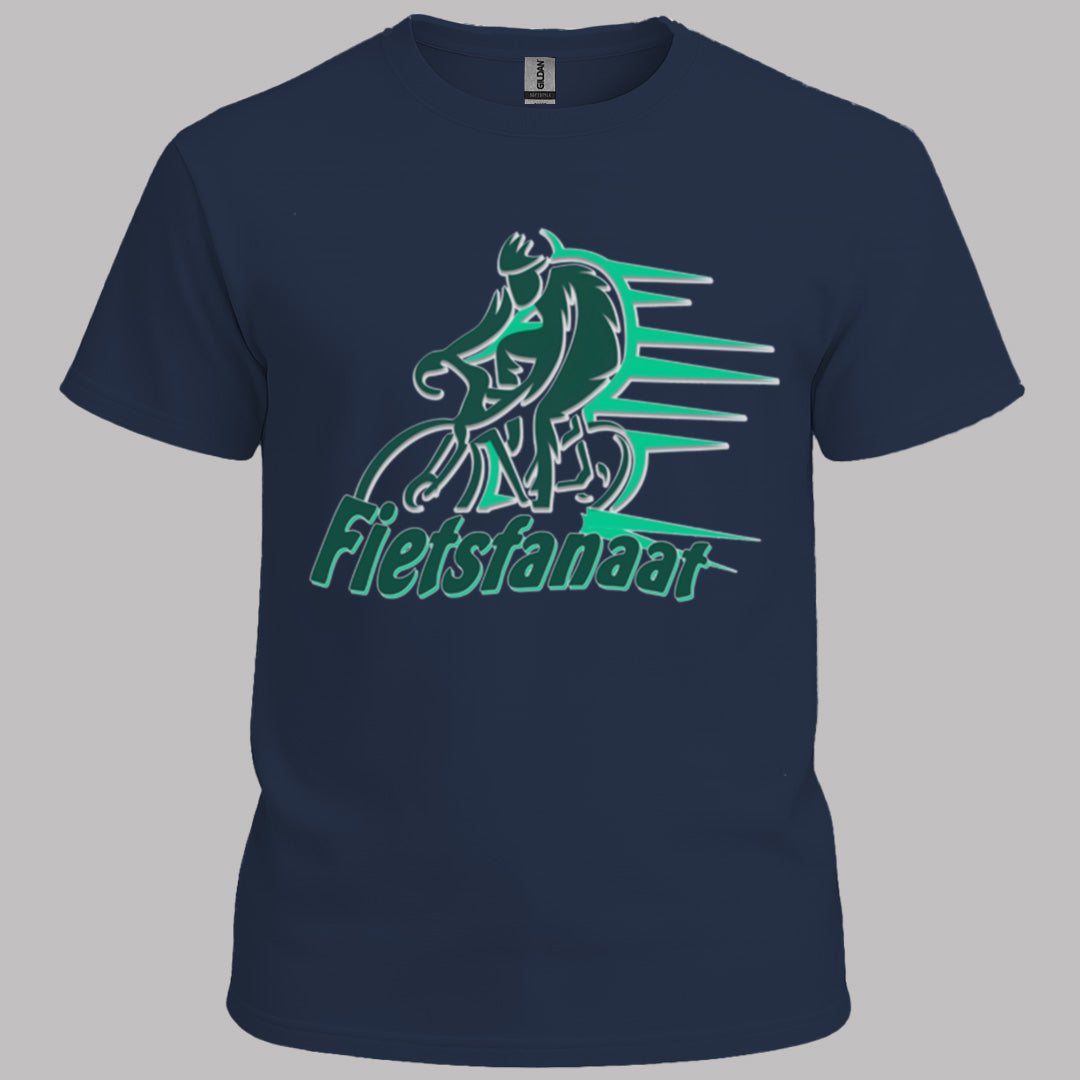 Fietsfanaat groen T‑Shirt