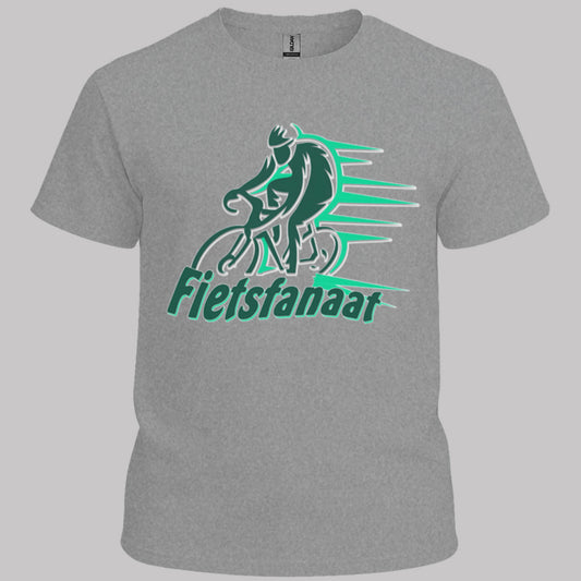 Fietsfanaat groen T‑Shirt