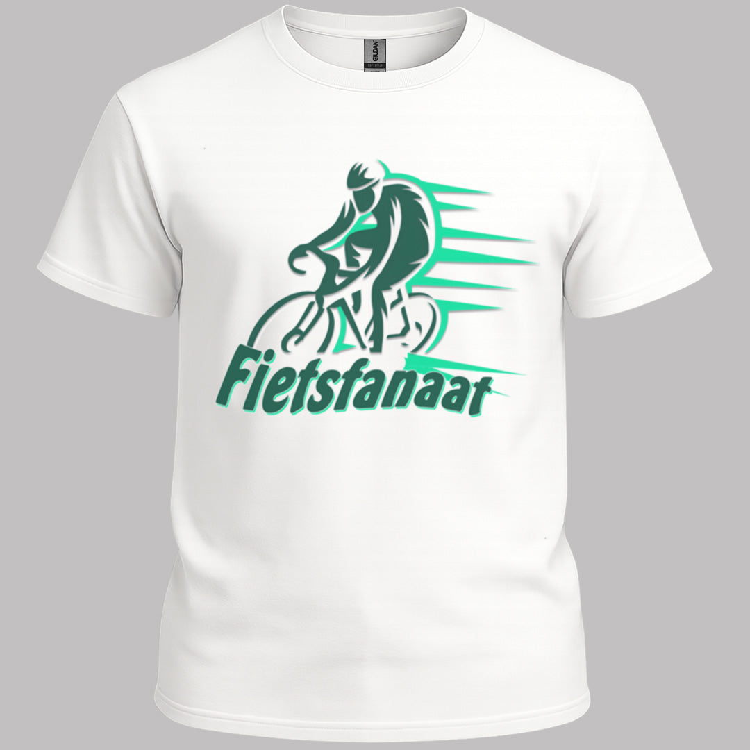 Fietsfanaat groen T‑Shirt