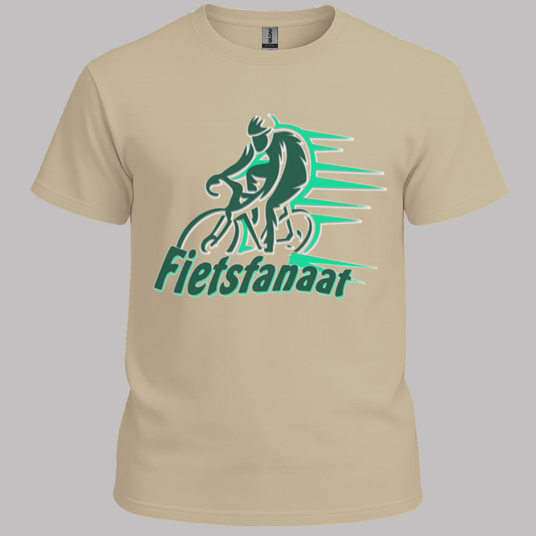 Fietsfanaat groen T‑Shirt