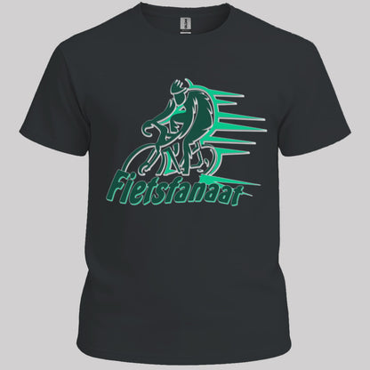 Fietsfanaat groen T‑Shirt
