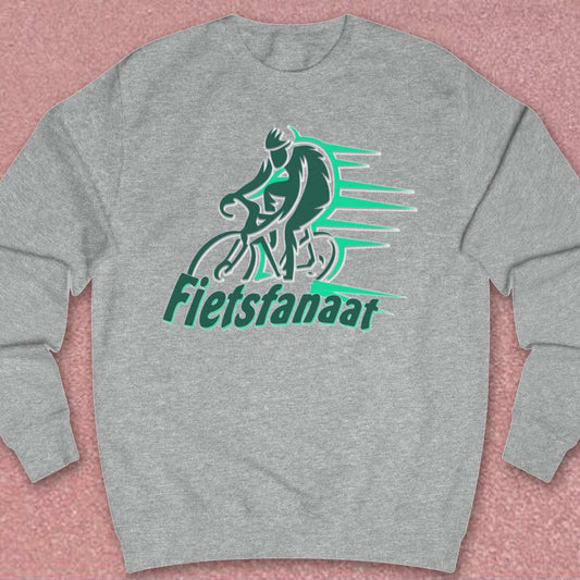 Fietsfanaat groen Sweater