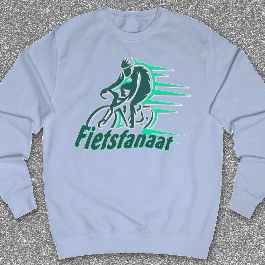 Fietsfanaat groen Sweater