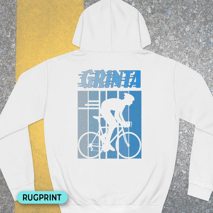 Grinta (blauw) rugprint Hoodie