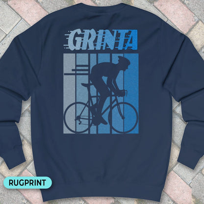Grinta (blauw) rugprint Sweater