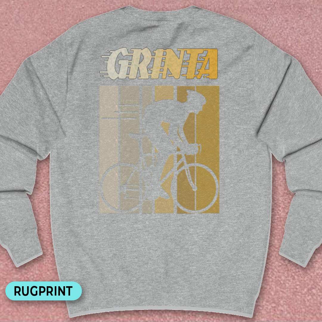 Grinta (geel) rugprint Sweater