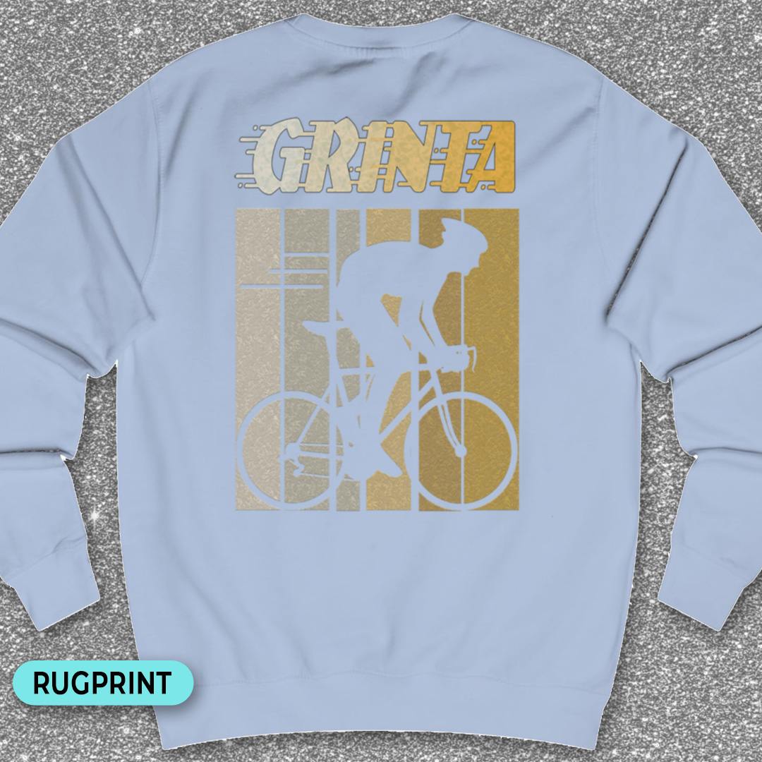 Grinta (geel) rugprint Sweater