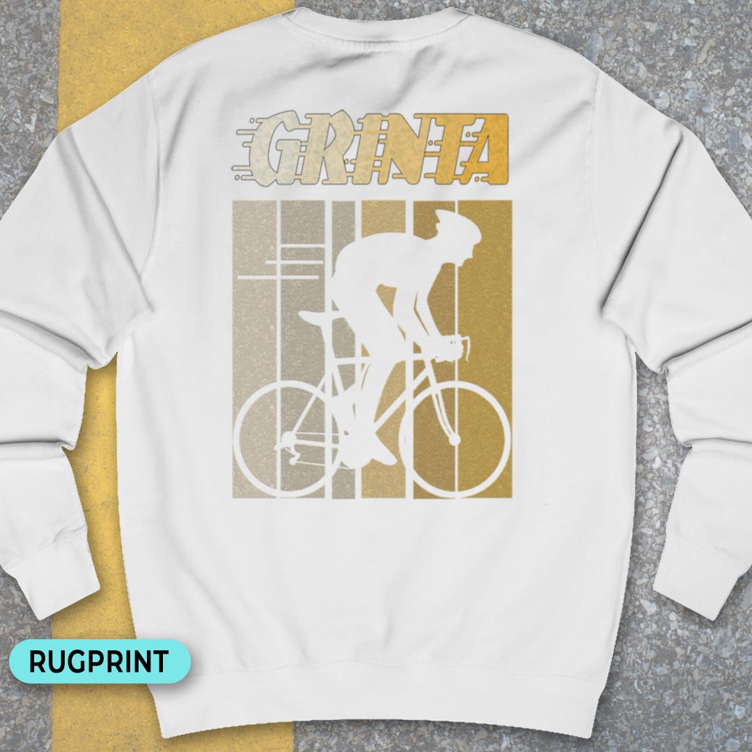 Grinta (geel) rugprint Sweater