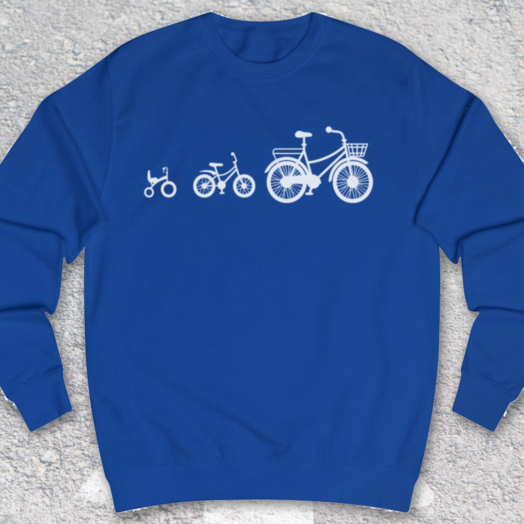 Mamafiets en kids (wit) Sweater