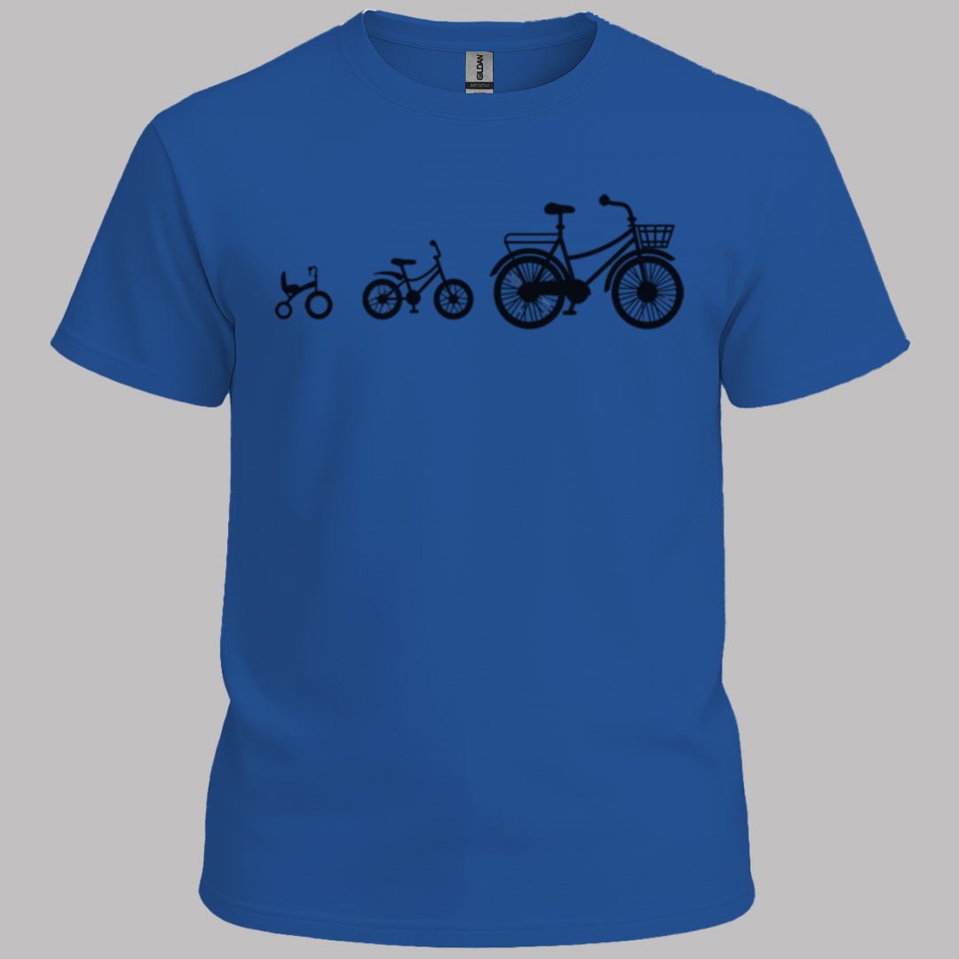 Mamafiets en kids zwart T‑Shirt