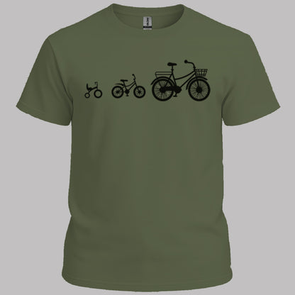 Mamafiets en kids zwart T‑Shirt