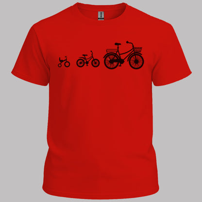 Mamafiets en kids zwart T‑Shirt