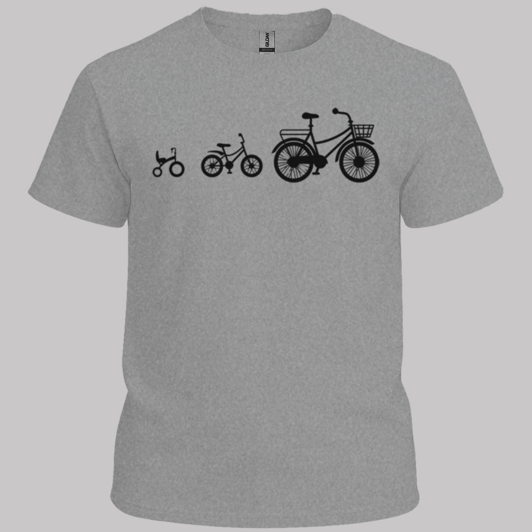 Mamafiets en kids zwart T‑Shirt