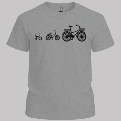 Mamafiets en kids zwart T‑Shirt