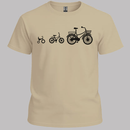 Mamafiets en kids zwart T‑Shirt