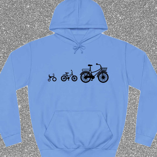 Mamafiets en kids zwart Hoodie