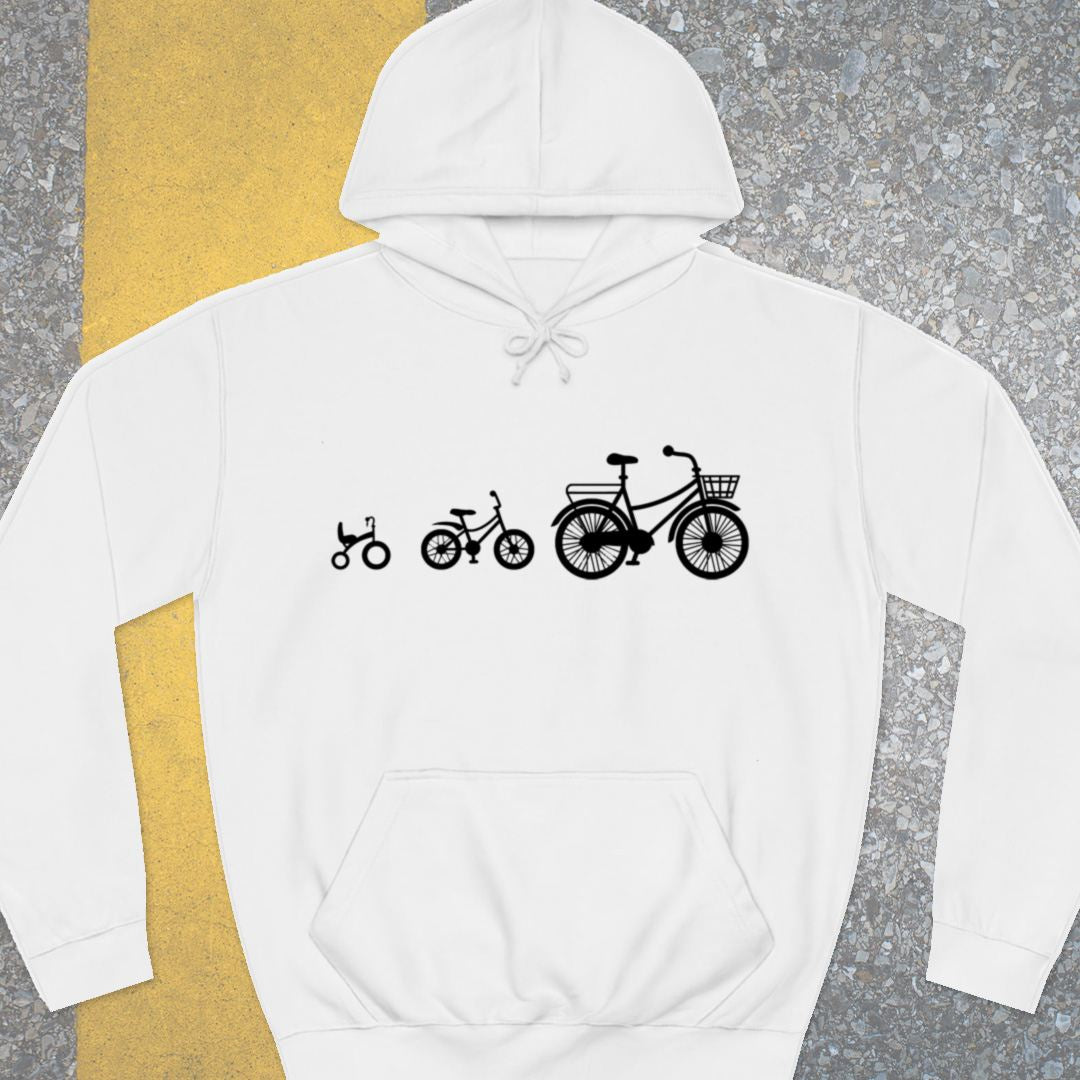 Mamafiets en kids zwart Hoodie