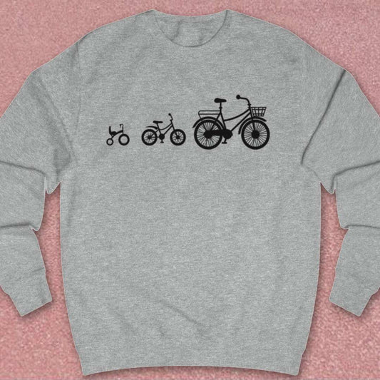 Mamafiets en kids (zwart) Sweater