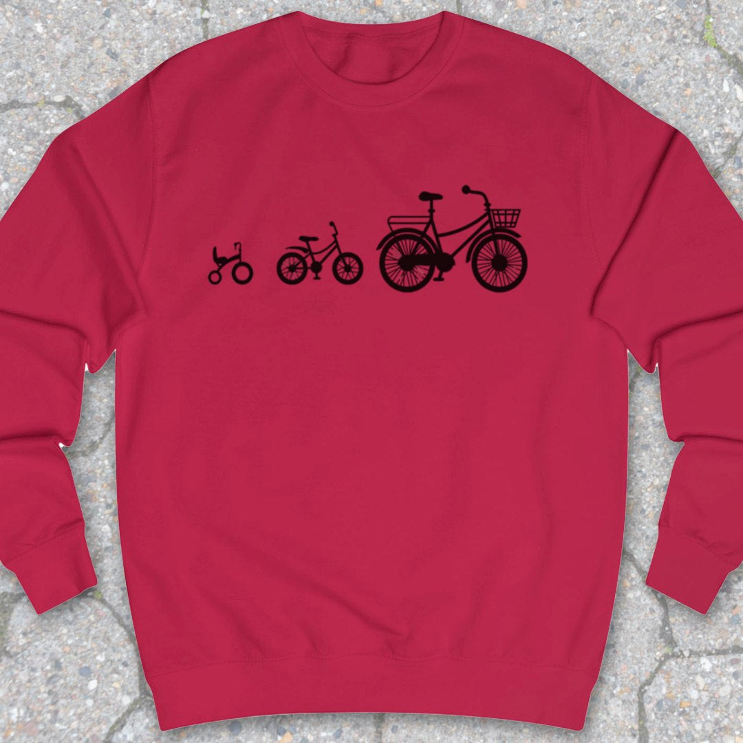 Mamafiets en kids (zwart) Sweater