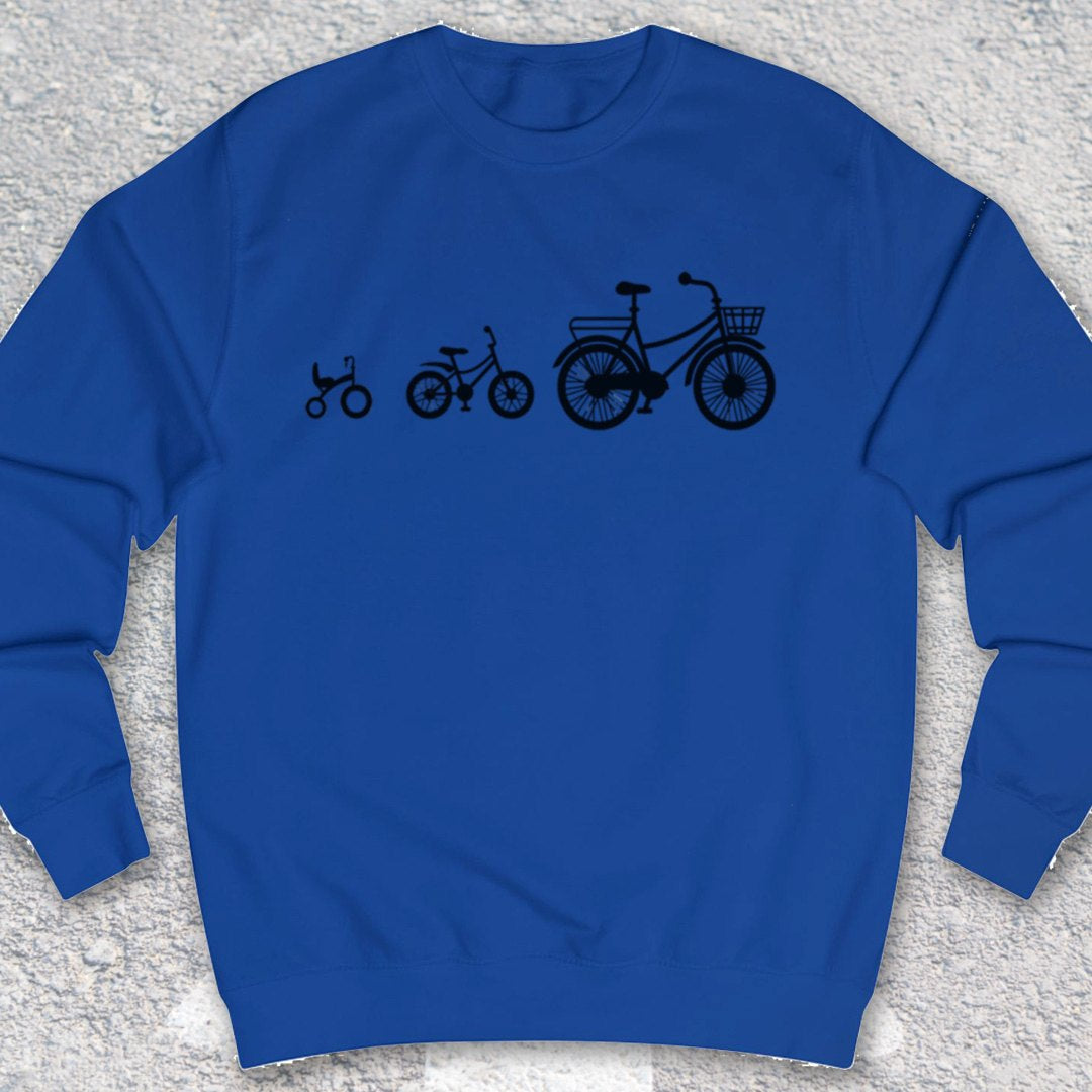 Mamafiets en kids (zwart) Sweater