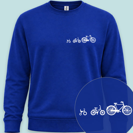 Papafiets & kids wit Sweater