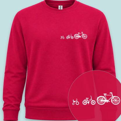 Papafiets & kids wit Sweater
