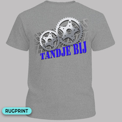 Tandje Bij (blauw) rugprint T‑Shirt