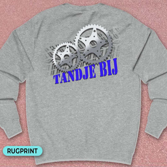 Tandje Bij (blauw) rugprint Sweater