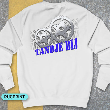 Tandje Bij (blauw) rugprint Sweater