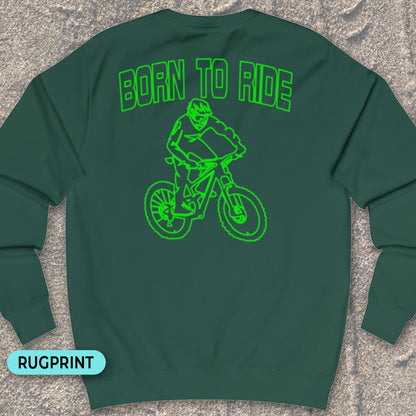 Born to Ride rugprint Sweater