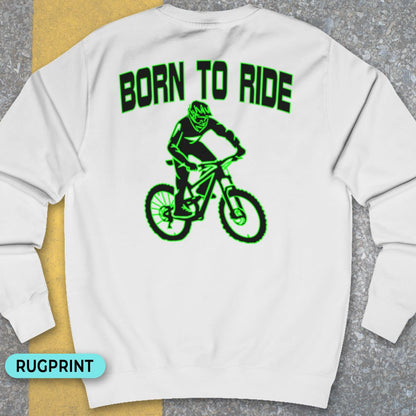 Born to Ride rugprint Sweater