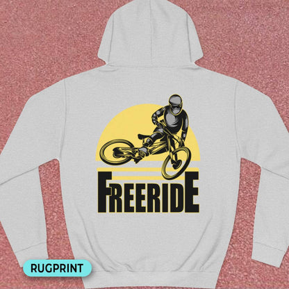 Freeride rugprint Hoodie
