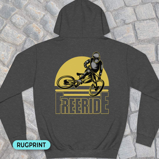 Freeride rugprint Hoodie