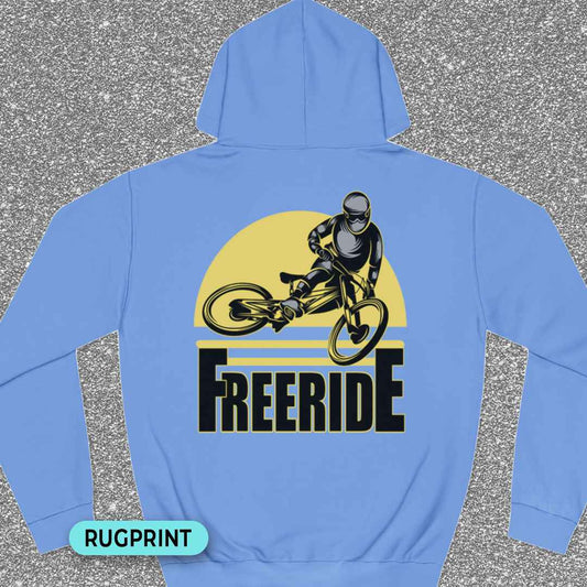 Freeride rugprint Hoodie