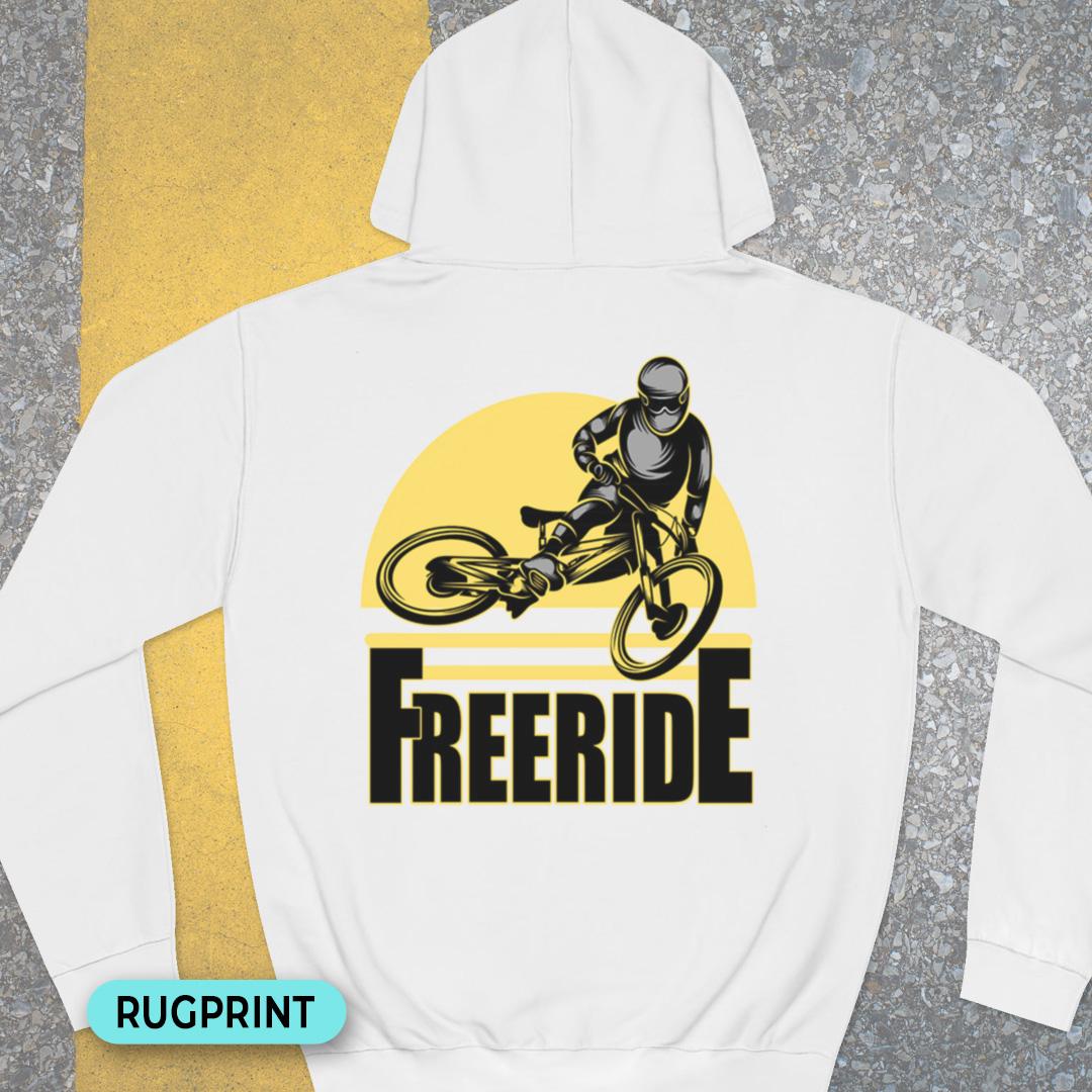 Freeride rugprint Hoodie