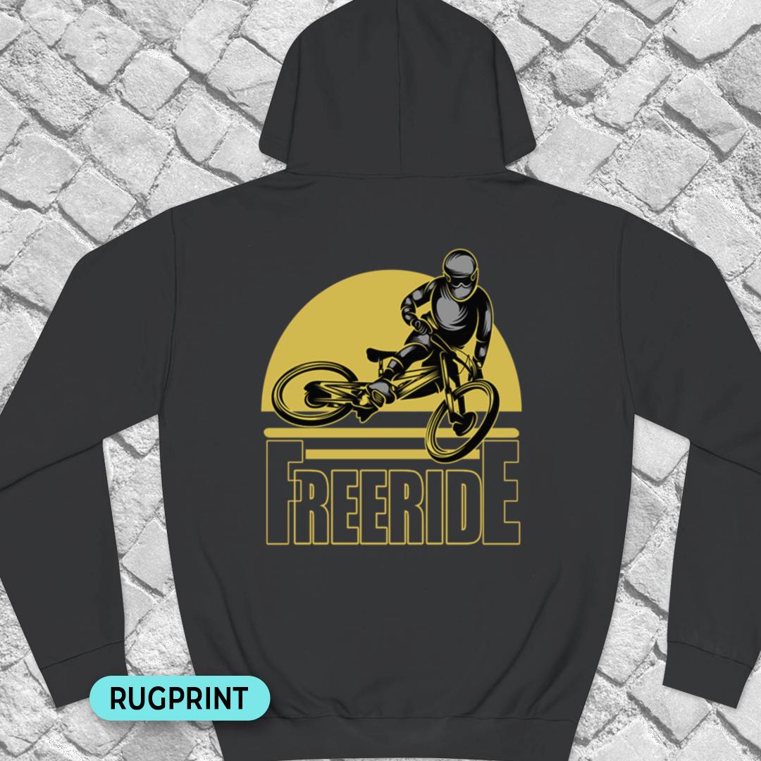 Freeride rugprint Hoodie