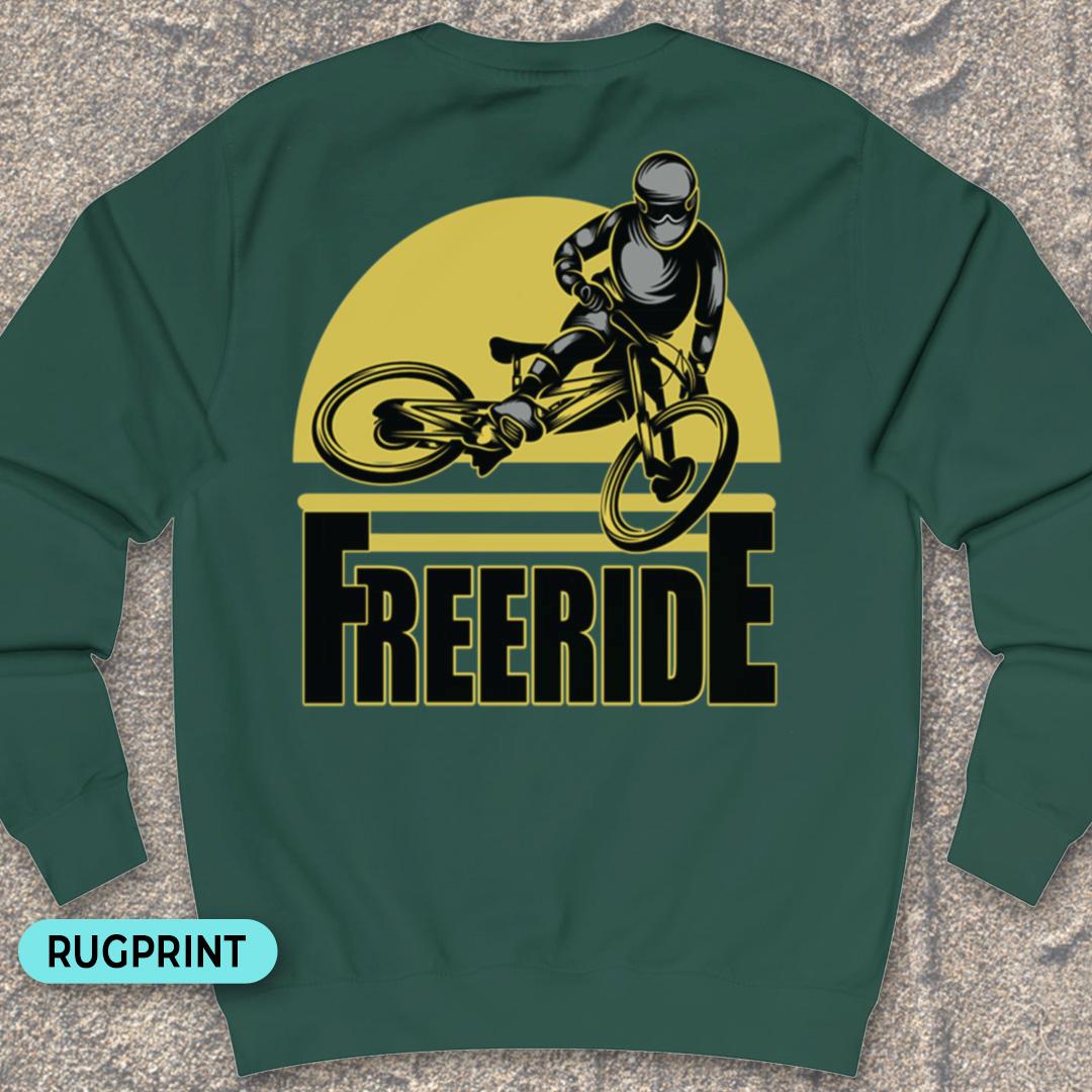 Freeride rugprint Sweater